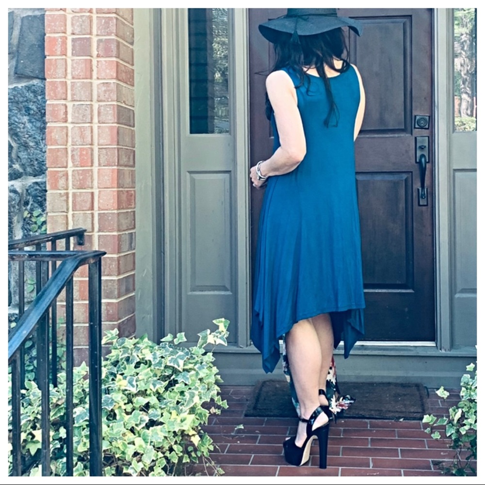 Asymmetrical tank dress - Picture 6 of 7